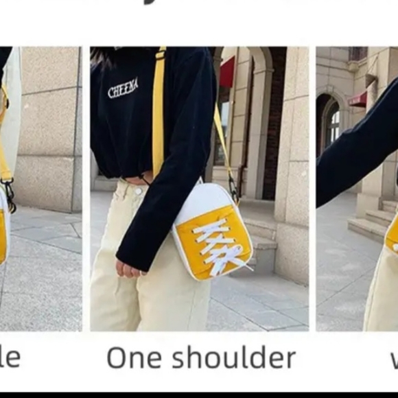 NWT!! Women's Unique Blue and White Crossbody Shoulder Bag 💙✨️💙 - Picture 7 of 12